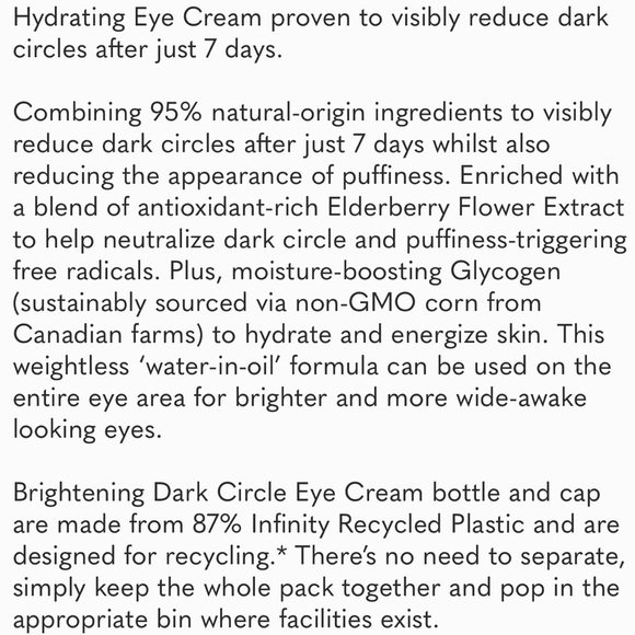 REN Clean Skincare Brightening Dark Circle Eye Cream | NEW | Full Size | BNIB - Picture 11 of 14
